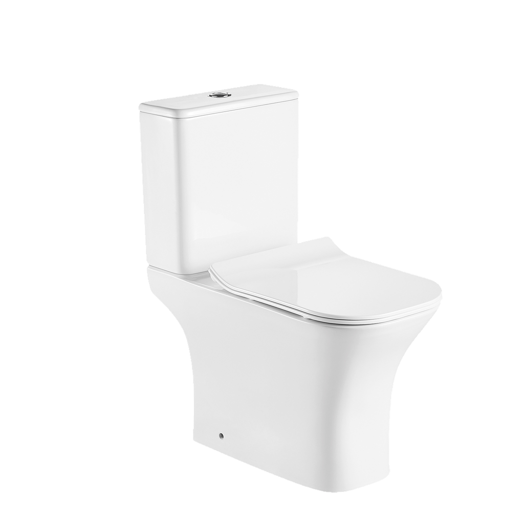 Washdown Two-Piece Elongated Toilet Suites