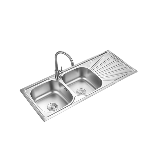 [T811006] Double Bowl Kitchen Sink