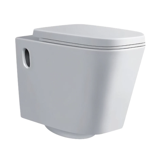 [T113008] Australia Back-To-Wall Wall Hung Concealed Toilet Square Design
